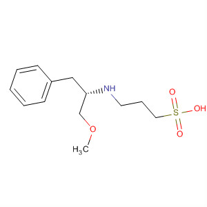 1-Propanesulfonic acid,3-[[(1S)-1-(methoxymethyl)-2-phenylethyl]amino]- molecular structure