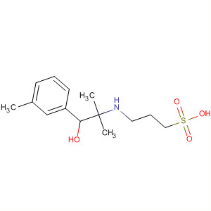 1-Propanesulfonic acid,3-[[2-hydroxy-1,1-dimethyl-2-(3-methylphenyl)ethyl]amino]- molecular structure