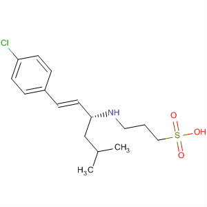 1-Propanesulfonic acid,3-[[(1R)-1-[(1E)-2-(4-chlorophenyl)ethenyl]-3-methylbutyl]amino]-