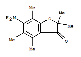 3(2H)-Benzofuranone,6-amino-2,2,4,5,7-pentamethyl-