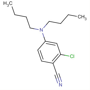 Benzonitrile, 2-chloro-4-(dibutylamino)- molecular structure
