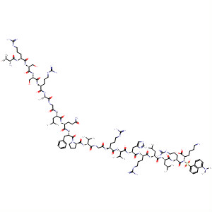 L-Lysine,N-[[5-(dimethylamino)-1-naphthalenyl]sulfonyl]-L-threonyl-L-arginyl-L-seryl-L-seryl-L-arginyl-L-alanylglycyl-L-leucyl-L-glutaminyl-L-phenylalanyl-L-prolyl-L-valylglycyl-L-arginyl-L-valyl-L-histidyl-L-arginyl-L-leucyl-L-leucyl-L-arginyl-