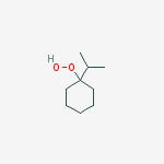 1-hydroperoxy-1-propan-2-ylcyclohexane molecular structure