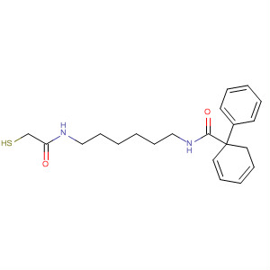 [1,1'-Biphenyl]-4-carboxamide, N-[6-[(mercaptoacetyl)amino]hexyl]- molecular structure