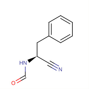 Formamide, N-[(1S)-1-cyano-2-phenylethyl]- molecular structure