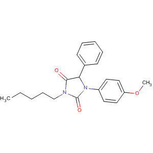 2,4-Imidazolidinedione, 1-(4-methoxyphenyl)-3-pentyl-5-phenyl-