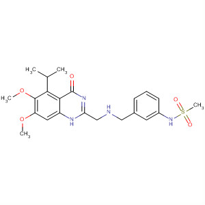 Methanesulfonamide,N-[3-[[[1,4-dihydro-6,7-dimethoxy-5-(1-methylethyl)-4-oxo-2-quinazolinyl]methylamino]methyl]phenyl]-