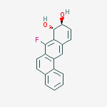(8S,9S)-7-fluoro-8,9-dihydrotetraphene-8,9-diol molecular structure