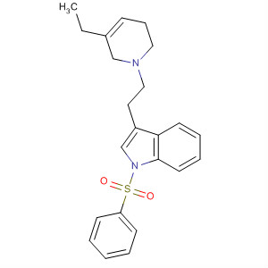 1H-Indole,3-[2-(3-ethyl-5,6-dihydro-1(2H)-pyridinyl)ethyl]-1-(phenylsulfonyl)-