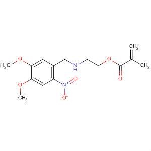 2-Propenoic acid, 2-methyl-,2-[[(4,5-dimethoxy-2-nitrophenyl)methyl]amino]ethyl ester