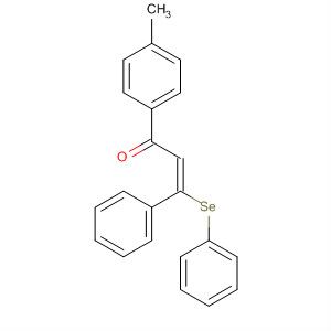 2-Propen-1-one, 1-(4-methylphenyl)-3-phenyl-3-(phenylseleno)-, (2E)-