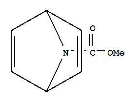 7-Azabicyclo(2.2.1)heptadiene-7-carboxylic acid, methyl ester molecular structure