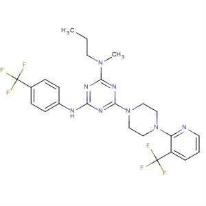 1,3,5-Triazine-2,4-diamine,N-methyl-N-propyl-N'-[4-(trifluoromethyl)phenyl]-6-[4-[3-(trifluoromethyl)-2-pyridinyl]-1-piperazinyl]-