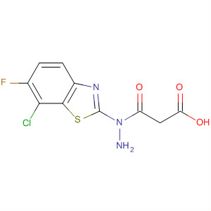 Acetic acid, 2-(7-chloro-6-fluoro-2-benzothiazolyl)hydrazide