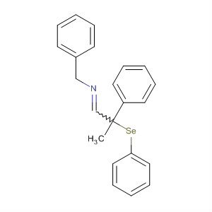Benzenemethanamine, N-[2-phenyl-2-(phenylseleno)propylidene]-