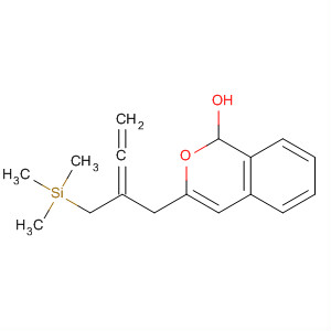 1H-2-Benzopyran-1-ol,3,4-dihydro-3-[2-[(trimethylsilyl)methyl]-2,3-butadienyl]- molecular structure