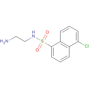 1-Naphthalenesulfonamide, N-(2-aminoethyl)-5-chloro- molecular structure