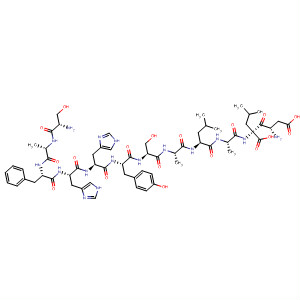 L-Leucine,L-seryl-L-alanyl-L-phenylalanyl-L-histidyl-L-histidyl-L-tyrosyl-L-seryl-L-alanyl-L-leucyl-L-alanyl-L-a-aspartyl-