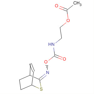 2-Thiabicyclo[2.2.2]oct-5-en-3-one,O-[[[(acetyloxy)methyl]methylamino]carbonyl]oxime molecular structure