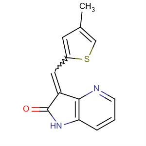 2H-Pyrrolo[3,2-b]pyridin-2-one,1,3-dihydro-3-[(4-methyl-2-thienyl)methylene]-