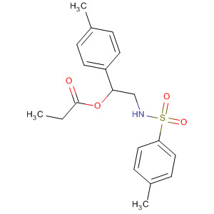 Benzenesulfonamide,4-methyl-N-[2-(4-methylphenyl)-2-(1-oxopropoxy)ethyl]-
