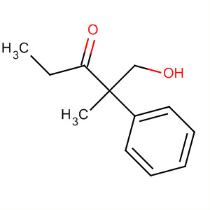 3-Pentanone, 1-hydroxy-2-methyl-2-phenyl- molecular structure