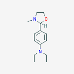 N,N-diethyl-4-(3-methyl-1,3-oxazolidin-2-yl)aniline molecular structure