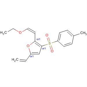 Furan,5-ethenyl-2-[(1Z)-2-ethoxyethenyl]tetrahydro-3-[(4-methylphenyl)sulfonyl]-, (2R,3R,5R)-rel-