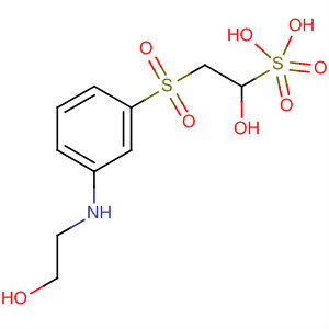 Ethanol, 2-[[3-[(2-hydroxyethyl)amino]phenyl]sulfonyl]-, 1-(hydrogensulfate) molecular structure