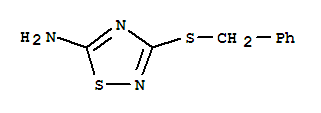1,2,4-Thiadiazol-5-amine, 3-[(phenylmethyl)thio]-