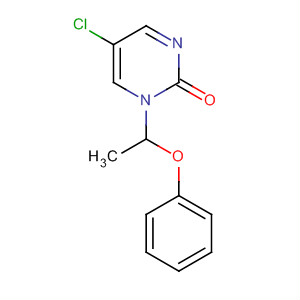 2(1H)-Pyrimidinone, 5-chloro-1-(1-phenoxyethyl)-