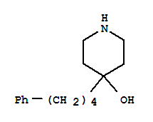 4-(4-phenylbutyl)piperidin-4-ol molecular structure