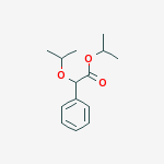 PROPAN-2-YL 2-PHENYL-2-PROPAN-2-YLOXY-ACETATE molecular structure