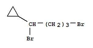 (1,4-dibromobutyl)cyclopropane molecular structure