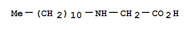 N-undecylglycine molecular structure