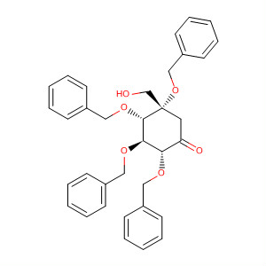 Cyclohexanone, 5-(hydroxymethyl)-2,3,4,5-tetrakis(phenylmethoxy)-,(2R,3S,4S,5S)-