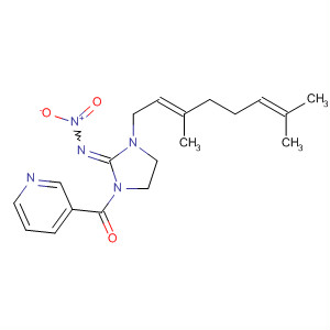 2-Imidazolidinimine,1-[(2E)-3,7-dimethyl-2,6-octadienyl]-N-nitro-3-(3-pyridinylcarbonyl)-