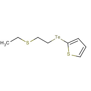 Thiophene, 2-[[2-(ethylthio)ethyl]telluro]- molecular structure