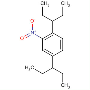 Benzene, 1,4-bis(1-ethylpropyl)-2-nitro- molecular structure