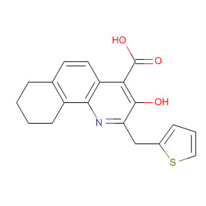 Benzo[h]quinoline-4-carboxylic acid,7,8,9,10-tetrahydro-3-hydroxy-2-(2-thienylmethyl)-