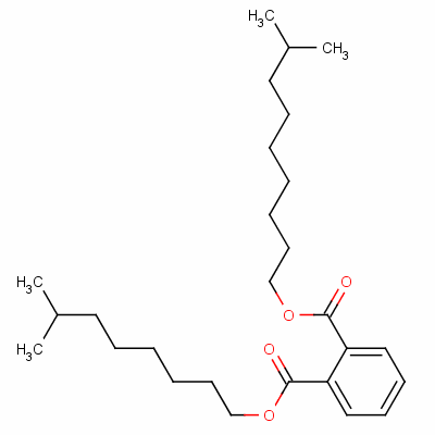 isodecyl isononyl phthalate molecular structure