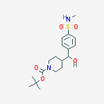 tert-butyl 4-[hydroxy-[4-(methylsulfamoyl)phenyl]methyl]piperidine-1-carboxylate