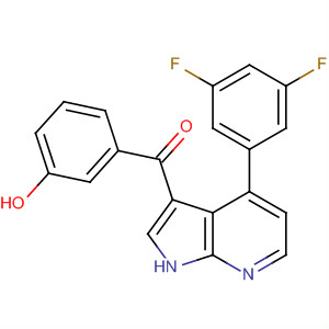 Methanone,[4-(3,5-difluorophenyl)-1H-pyrrolo[2,3-b]pyridin-3-yl](3-hydroxyphenyl)-