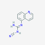 (E)-2-cyano-1-(quinolin-5-yl)guanidine