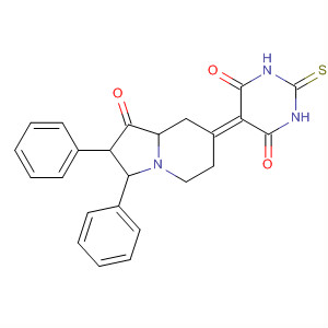 4,6(1H,5H)-Pyrimidinedione,dihydro-5-(1-oxo-2,3-diphenyl-7(1H)-indolizinylidene)-2-thioxo-