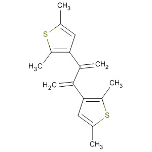 Thiophene, 3,3'-[1,2-bis(methylene)-1,2-ethanediyl]bis[2,5-dimethyl- molecular structure