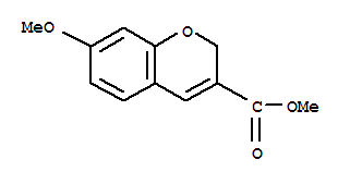 7-METHOXY-2H-CHROMENE-3-CARBOXYLIC ACID METHYL ESTER molecular structure