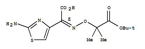 (Z)-2-Amino-alpha-[1-(tert-butoxycarbonyl)]-1-methylethoxyimino-4-thiazolacetic acid