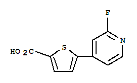 5-(2-(Methoxycarbonyl)pyridin-4-yl)-furan-2-carboxylic acid molecular structure