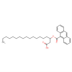 9-Anthracenecarboxylic acid, 1-(carboxymethyl)hexadecyl ester